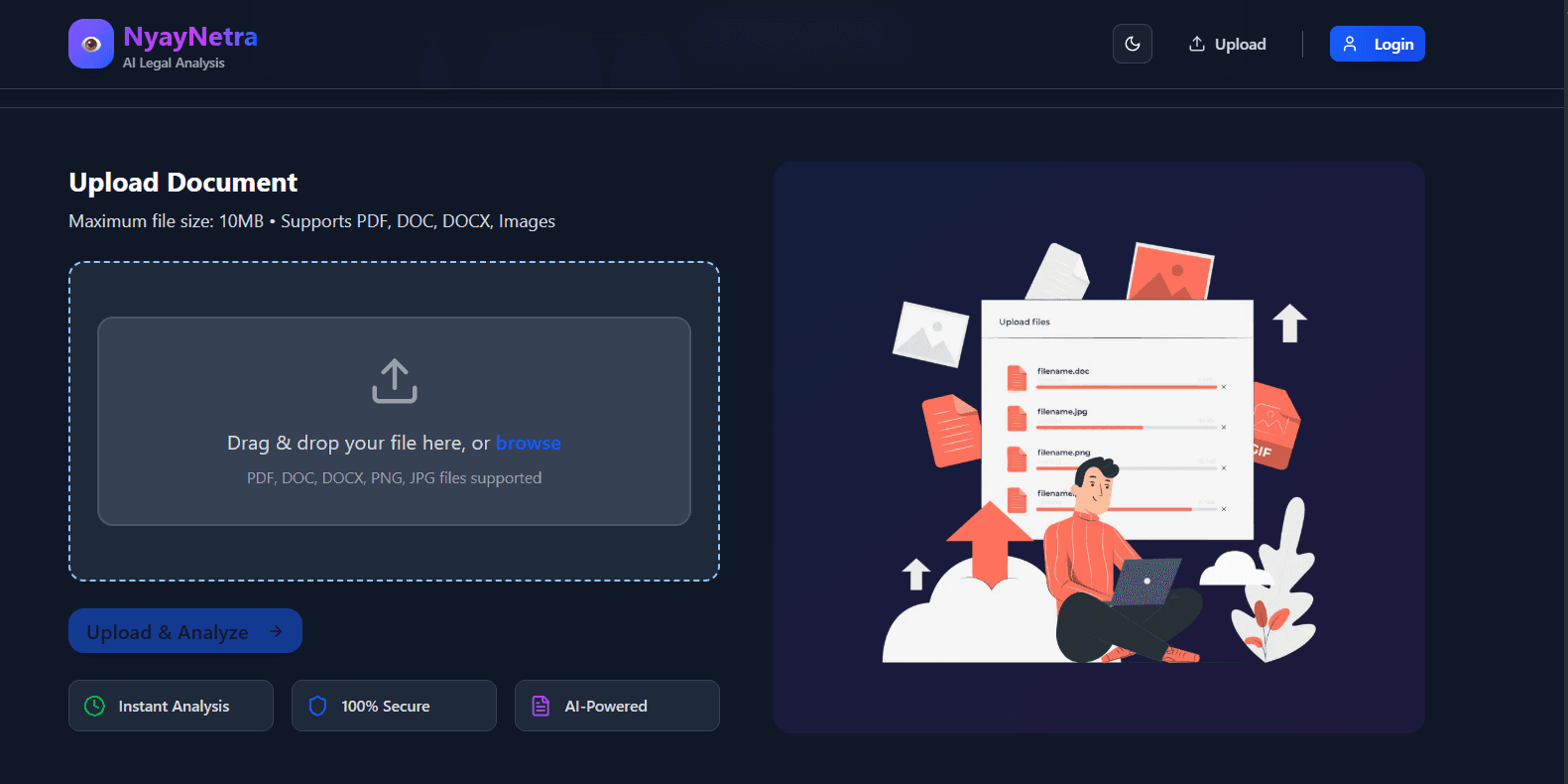 1. Upload your Document