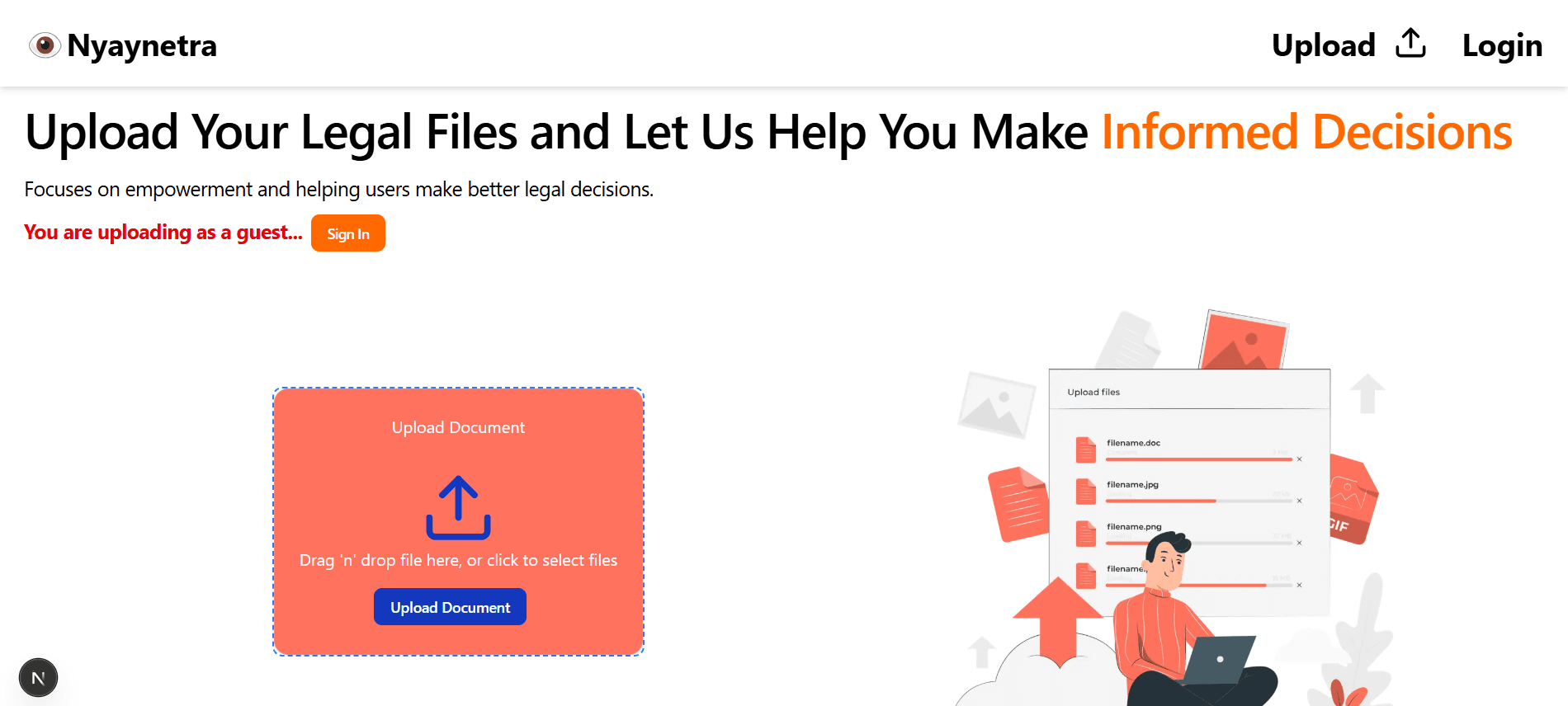 1 . Upload your Document